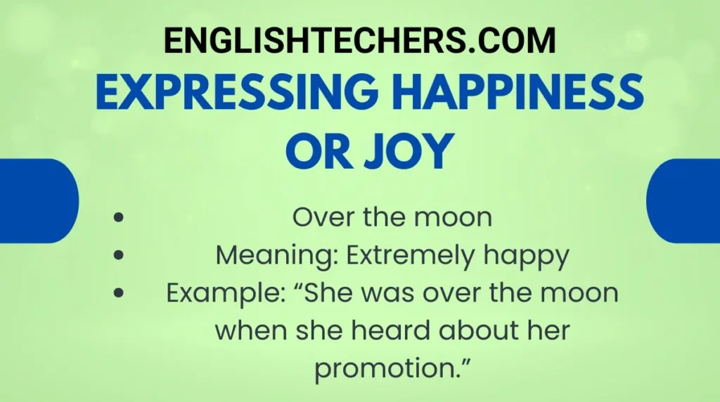 Expressing Happiness or Joy