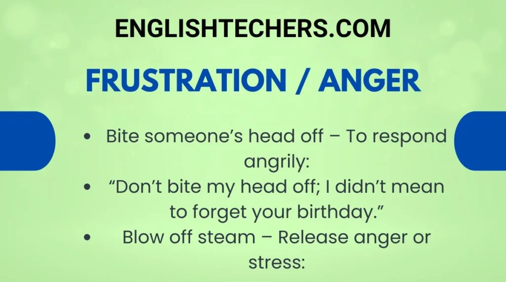 Frustration / Anger