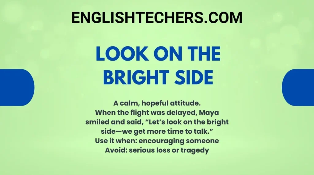 Look on the bright side