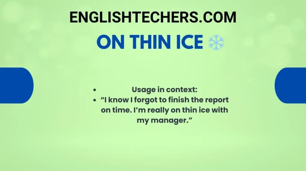 On Thin Ice