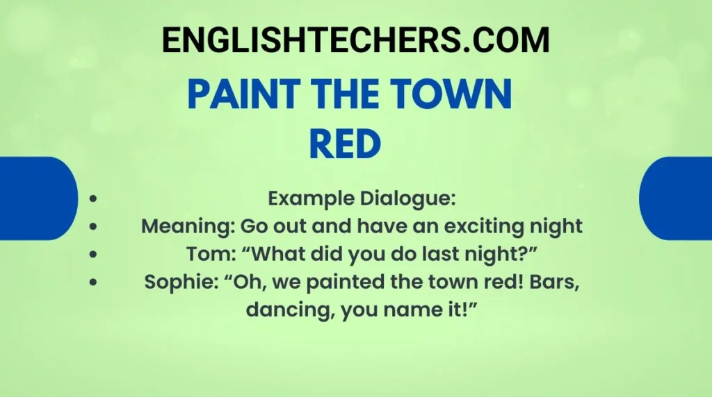 Paint the town red