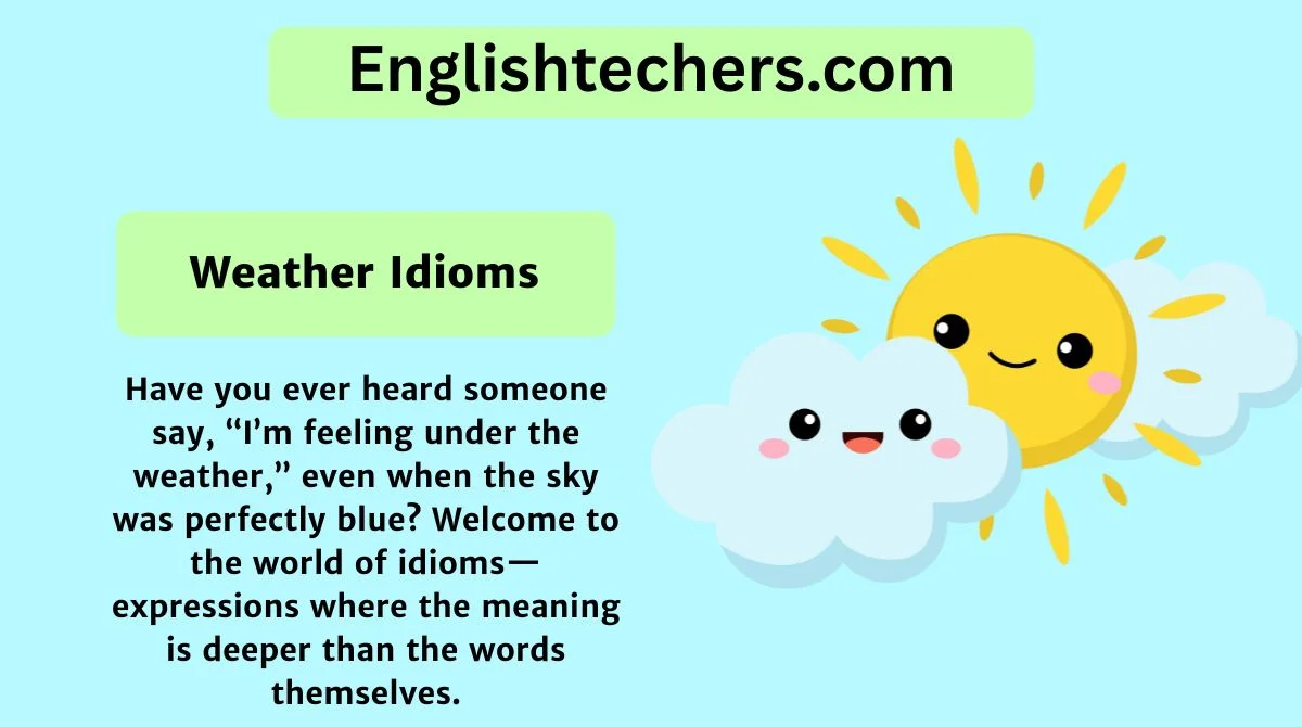 Weather Idioms