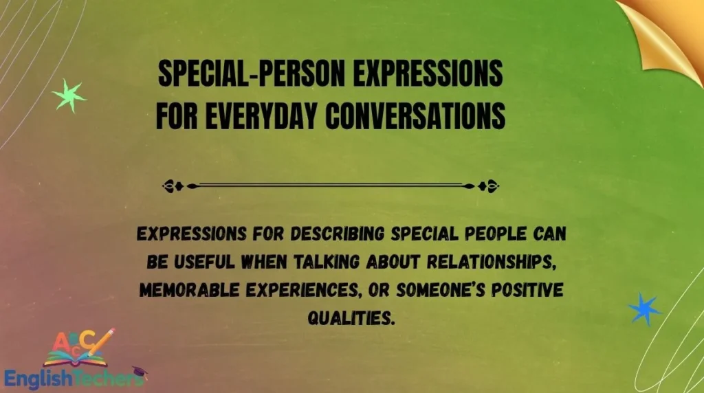 Special-Person Expressions for Everyday Conversations