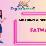 Fatwa Meaning Definition