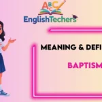 Baptism Meaning Definition