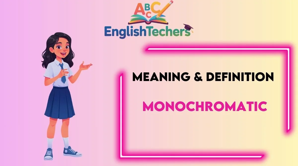 Monochromatic Meaning Definition