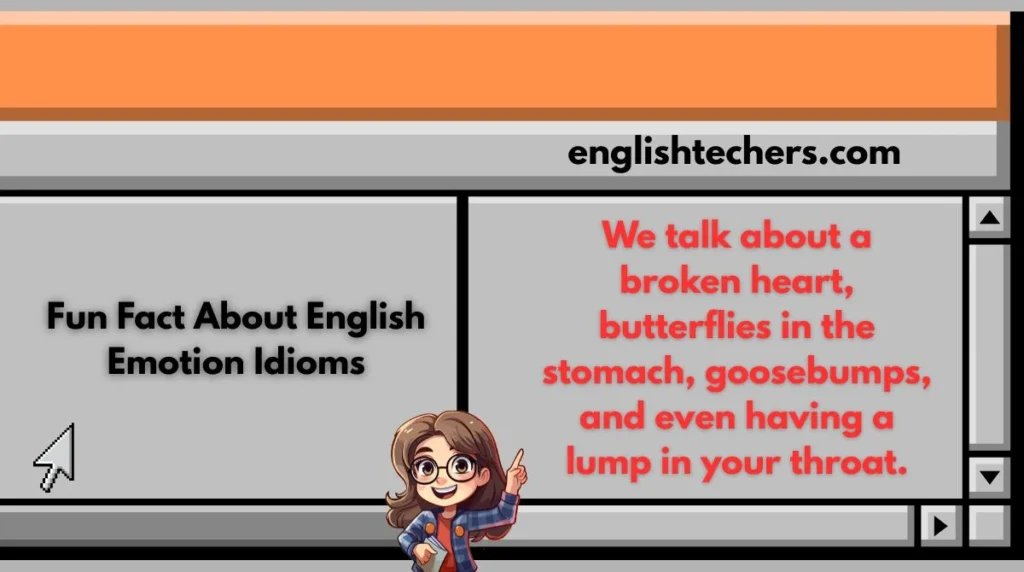 Fun Fact About English Emotion Idioms