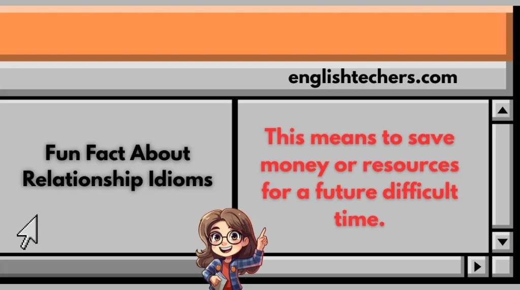 Fun Fact About Relationship Idioms