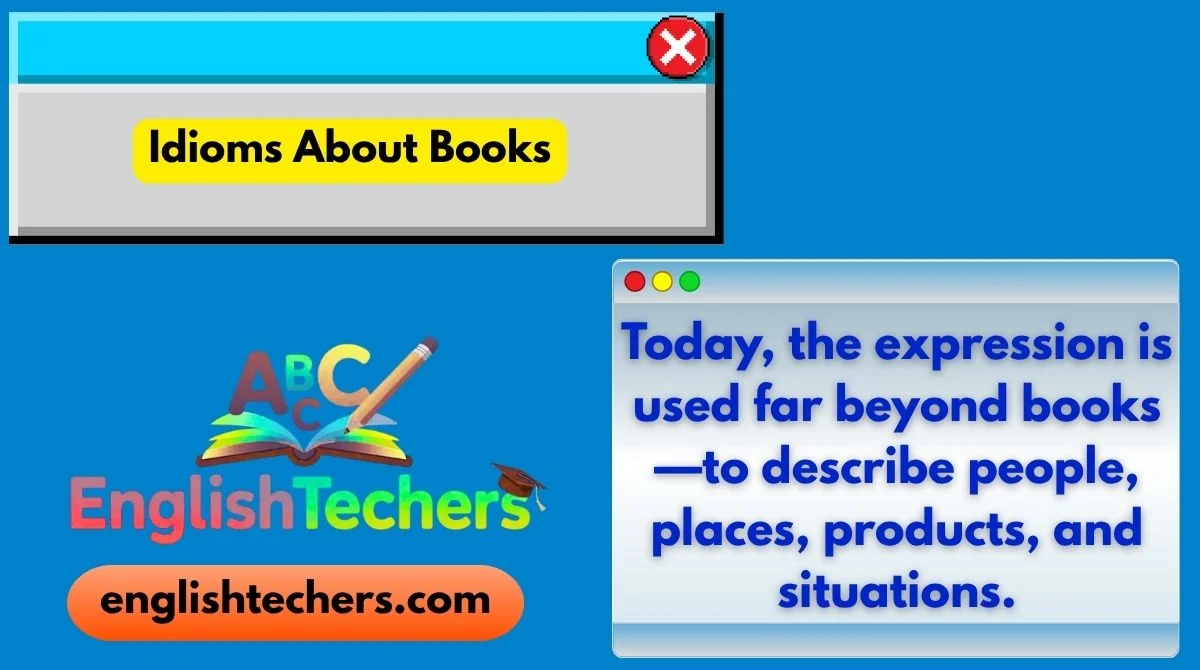 Idioms About Books
