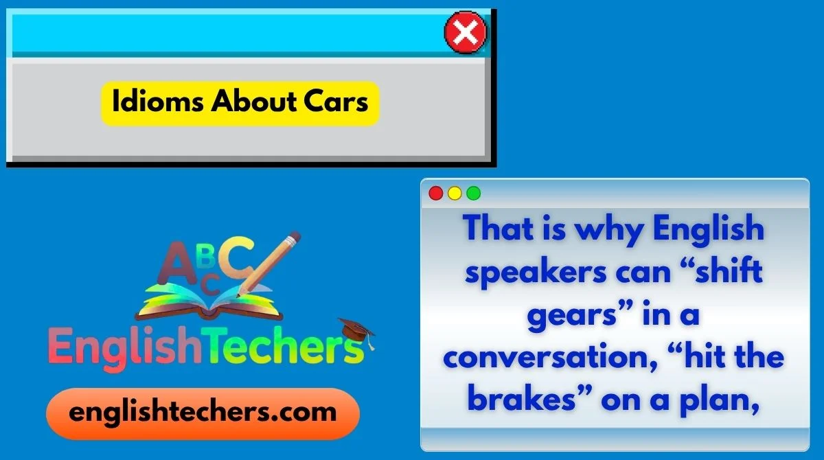 Idioms About Cars