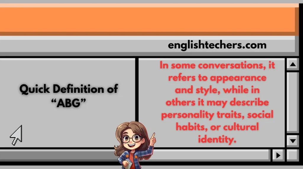 Quick Definition of “ABG”