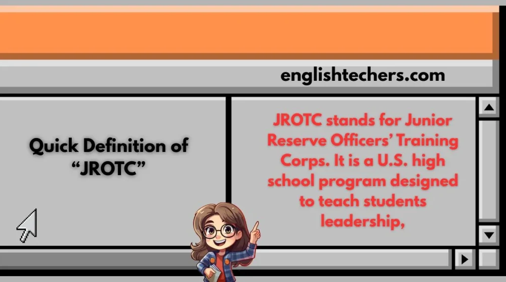 Quick Definition of “JROTC”