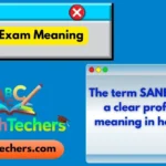 SANE Exam Meaning