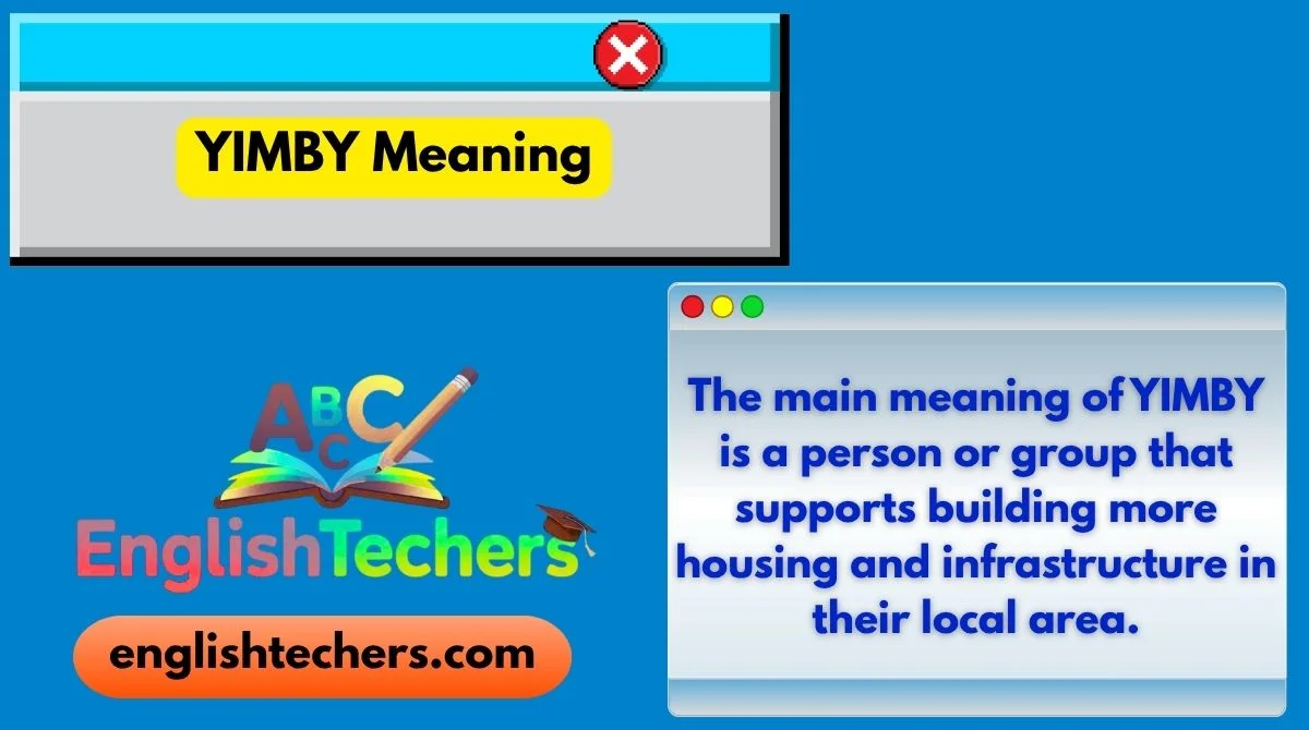 YIMBY Meaning