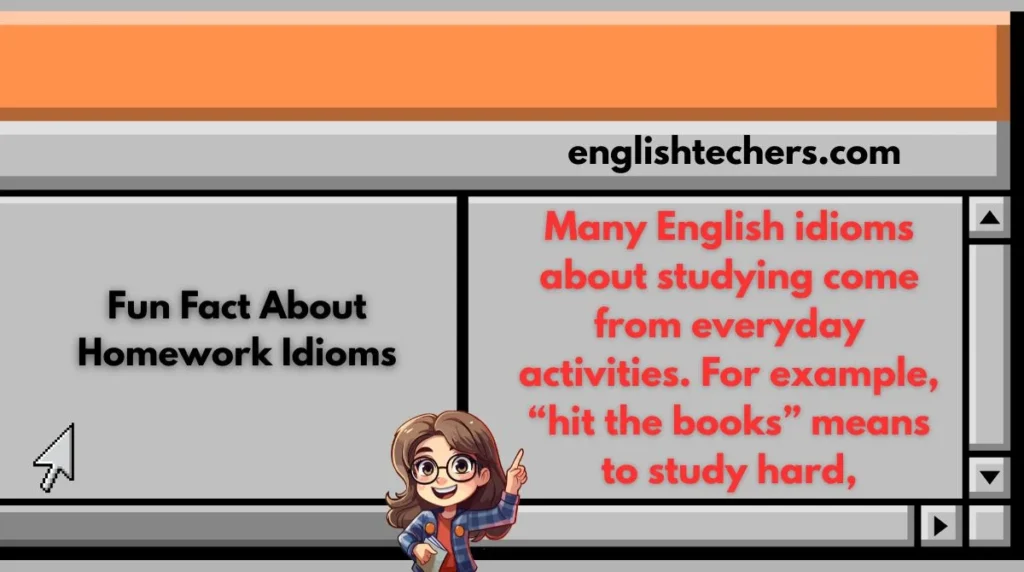 Fun Fact About Homework Idioms