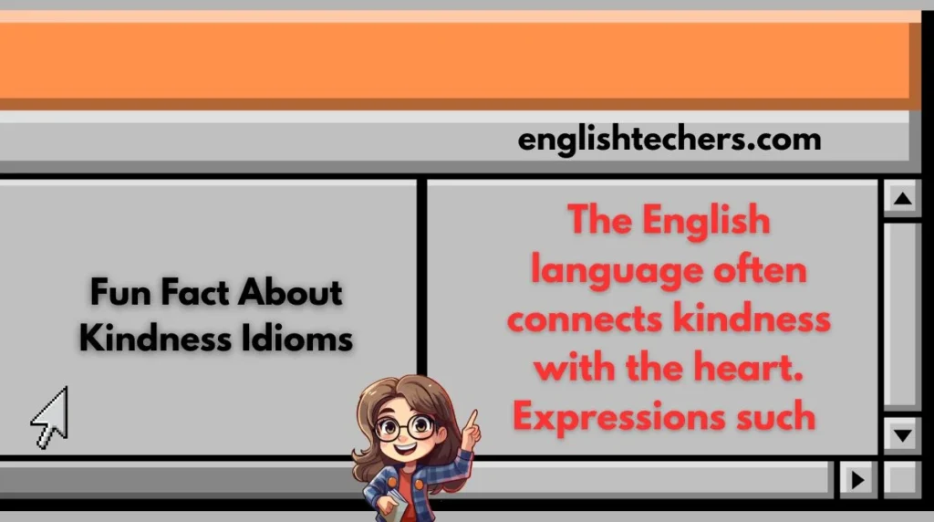 Fun Fact About Kindness Idioms