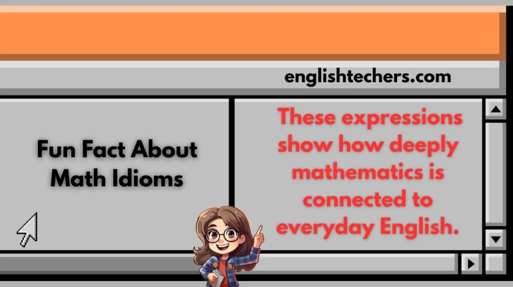 Fun Fact About Math Idioms