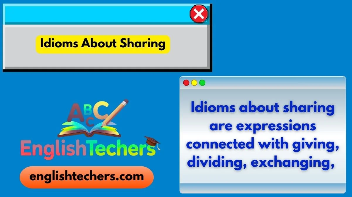 Idioms About Sharing