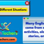 Idioms for Different Situations