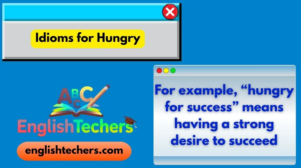 Idioms for Hungry