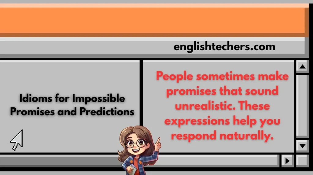 Idioms for Impossible Promises and Predictions