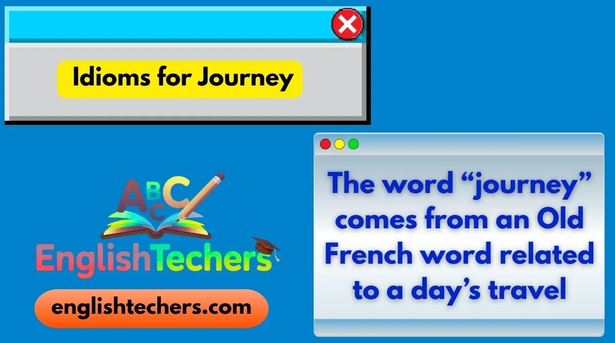 Idioms for Journey