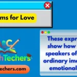 Idioms for Love