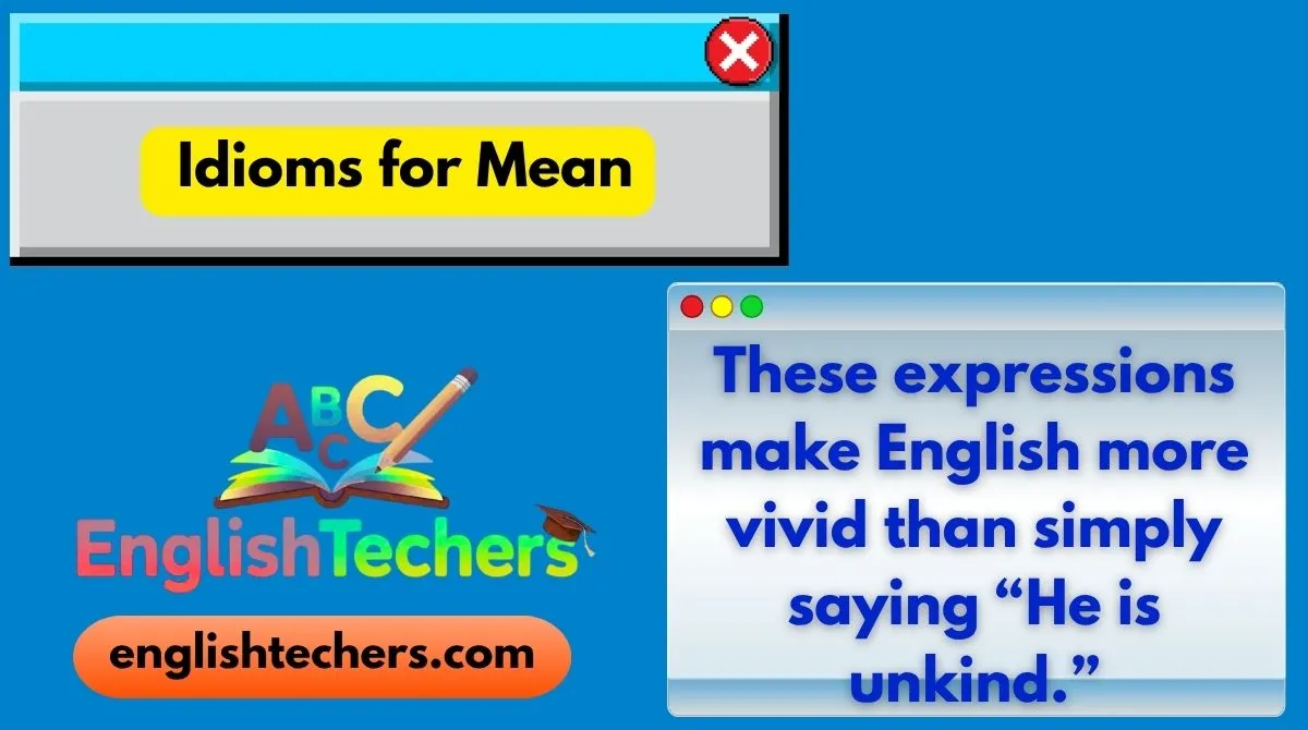 Idioms for Mean