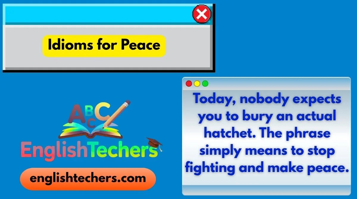 Idioms for Peace