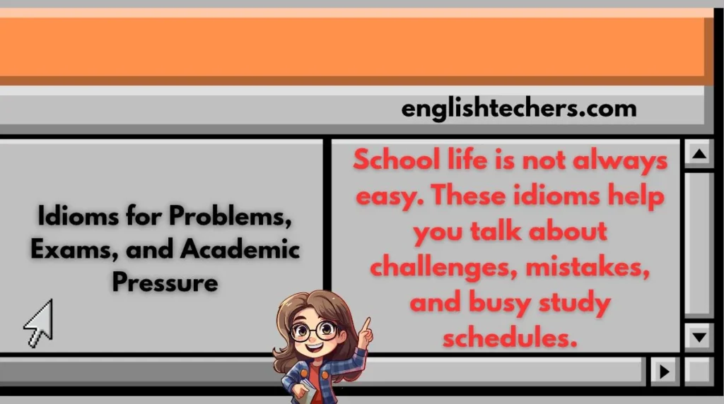 Idioms for Problems, Exams, and Academic Pressure