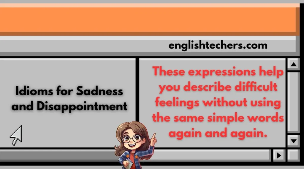 Idioms for Sadness and Disappointment